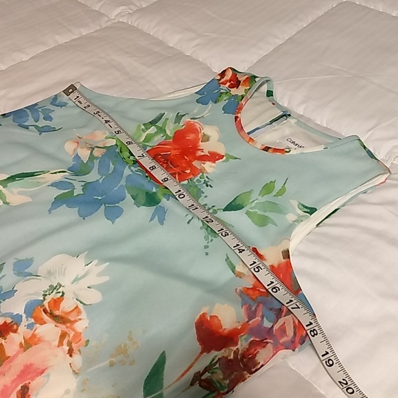CALVIN KLEIN FLORAL DRESS, NWT - Picture 4 of 9